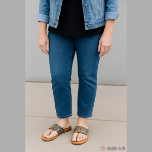 ANDRE ASSOUS Sandals Women 9 Tan Italian Leather Flip Flop Snakeskin Comfortable